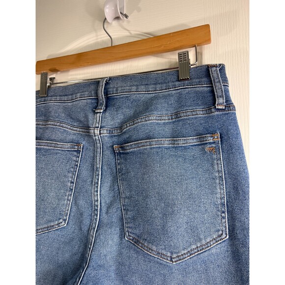 Madewell 10" High-Rise Skinny Jeans in Ainsworth Wash Raw-Hem Edition Women's 30 - Picture 3 of 12